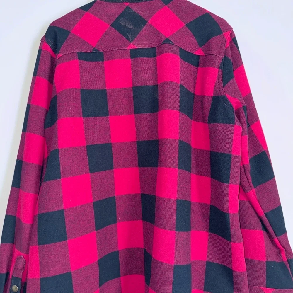 Men’s Orvis plaid Pink and Black Button-Up Shirt - Picture 2 of 6